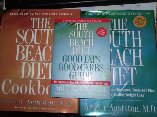 Arthor Agatston (2 books) South Beach Diet & South Beach Diet Cookbook 2004 - Click to Buy