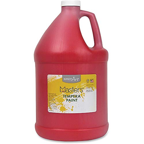 Handy Art Little Masters Tempera Paint, 1 Gallon (Pack of 1), Red - Click to Buy