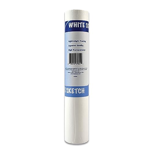 Helix Paper Roll Sketch, White, 12 Inches x 50 Yards, White (37801) - Click to Buy