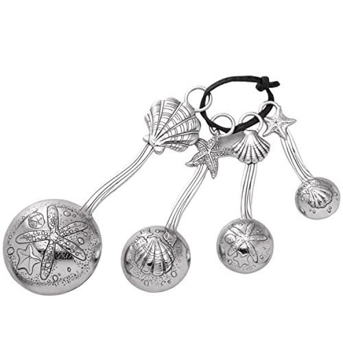 Ganz 4-Piece Measuring Spoons Set, Clam Shell/Starfish - Click to Buy