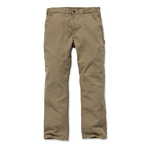 Carhartt Men's Relaxed Fit Twill Utility Work Pant, Dark Khaki, 36W x 34L - Click to Buy