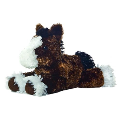 Aurora® Adorable Mini Flopsie™ Clydes™ Stuffed Animal - Playful Ease - Timeless Companions - Brown 8 Inches - Click to Buy