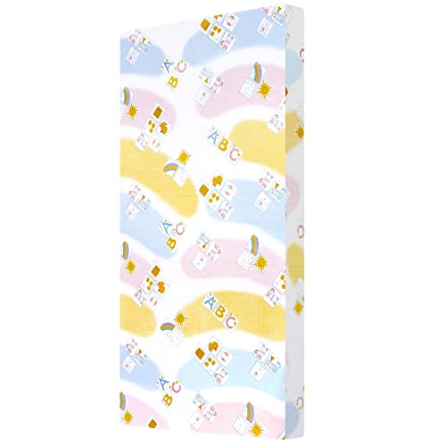 Dream On Me Asheville 4” Firm Fiber Crib and Toddler Mattress, Waterproof, GreenGuard Gold Certified, Dual-Sided , White Embossed Cover, Lightweight Reversible Design - Click to Buy