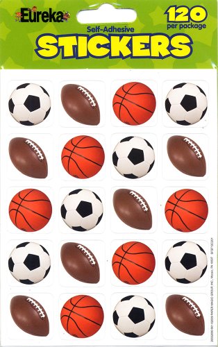 Eureka Foto-Aufkleber dimensional Mixed Sports - Click to Buy