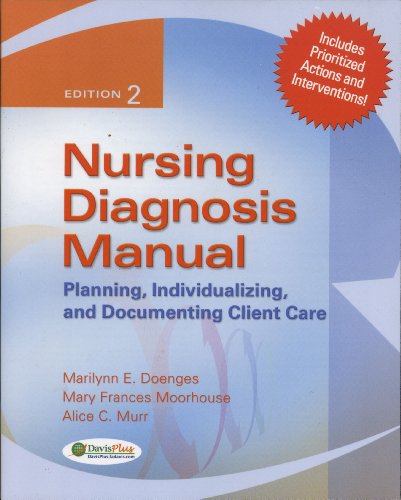 NURSING DIAGNOSIS MANUAL, Edition 2 (Planning, Individualizing, and Documenting Client Care, Includes Prioritized Actions and Interventions, Second 2nd Ed) - Click to Buy