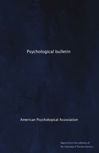 Psychological bulletin - Click to Buy