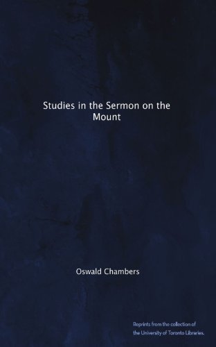Studies in the Sermon on the Mount - Click to Buy