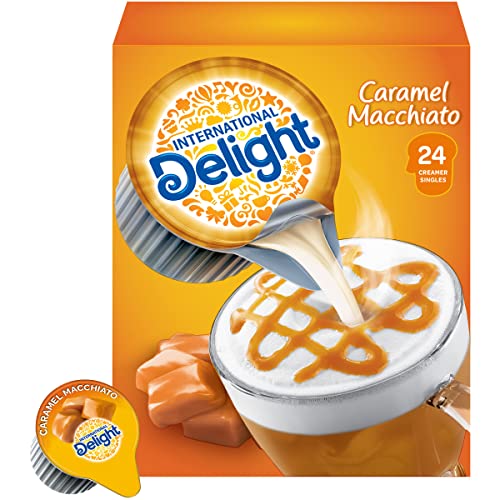 International Delight Coffeehouse Inspirations Caramel Macchiato, 24 Count Single-Serve Coffee Creamers (Pack of 6) by International Delight - Click to Buy