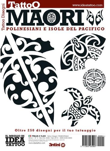 Book of Polynesian Maori Tattoos - Italy Tattoo Book for Various Maori Style Designs- - Click to Buy