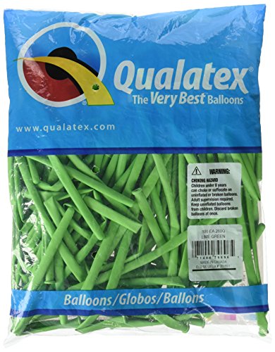 Lime Green : Pioneer Balloon Company 260Q Latex Balloons, Lime Green - Click to Buy