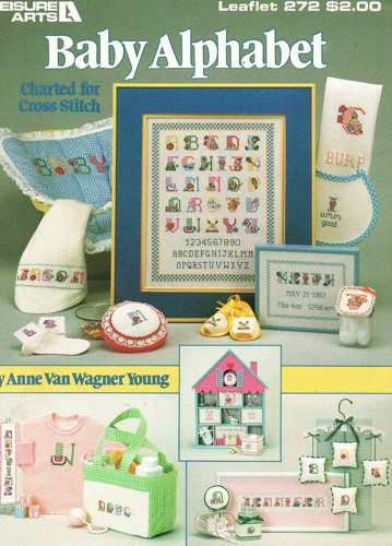 Baby Alphabet Charted For Cross Stitch - Click to Buy