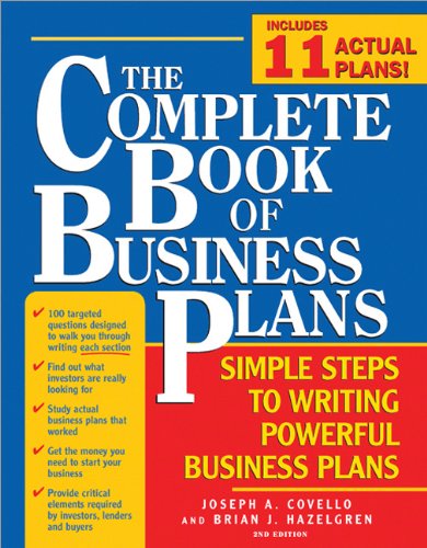 Complete Book of Business Plans, 2E: Simple Steps to Writing Powerful Business Plans - Click to Buy
