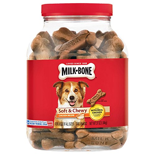 Milk-Bone Soft and Chewy Chicken 12 Vitamins and Minerals Recipe Healthy and Delicious Dog Snacks - 37 ounces - Click to Buy