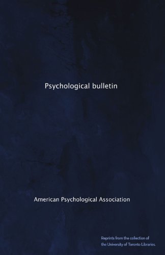 Psychological bulletin - Click to Buy