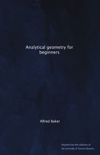 Analytical geometry for beginners - Click to Buy