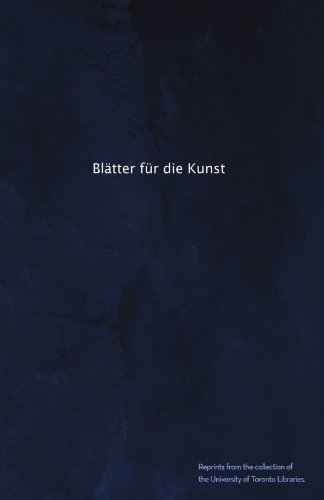 Blätter für die Kunst - Click to Buy