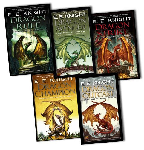 E. E. Knight Age of Fire 5 Books Collection RRP: £54.48 (Dragon Rule, Dragon Champion, Dragon Strike, Dragon Avenger, Dragon Outcast)