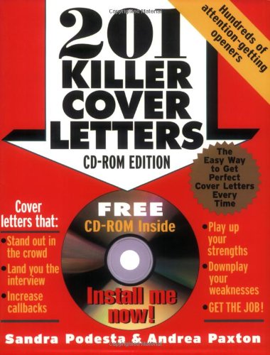 201 Killer Cover Letters (CD-ROM edition) - Click to Buy