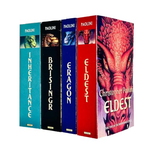 Christopher Paolini Inheritance 4 Books Collection Pack Set (Inheritance, Brisingr, Eragon, Eldest) - Click to Buy
