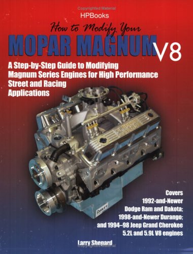 How to Modify Your Mopar Magnum V-8HP1473: A Step-by-Step Guide to Modifying Magnum Series Engines forHigh PerformanceStreet and Racing Applications - Click to Buy