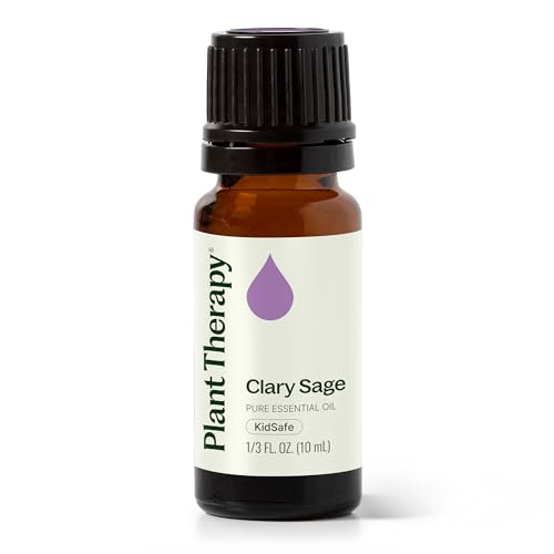Plant Therapy Clary Sage Essential Oil | 100% Pure, Undiluted, Natural Aromatherapy, Therapeutic Grade | 10 milliliter (1/3 ounce) - Click to Buy
