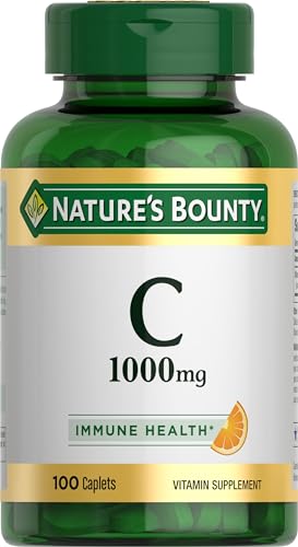 Nature's Bounty Vitamin C 1000mg, Immune Support Supplement, Powerful Antioxidant, 1 Pack, 100 Caplets - Click to Buy