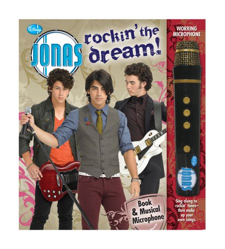 JONAS Rockin' the Dream Book and Musical Microphone (Disney Jonas Brothers) - Click to Buy