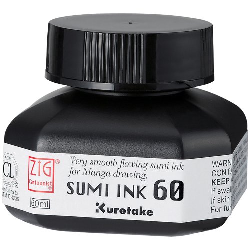 Zig CNCE1036 Cartoonist Highly Opaque Pen Ink, Sumi - Click to Buy