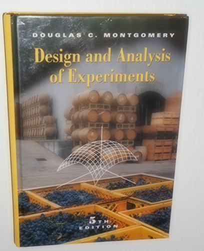 Design & Analysis of Experiments 5ed - Click to Buy