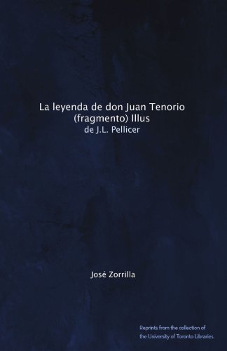 La leyenda de don Juan Tenorio (fragmento) Illus: de J.L. Pellicer (Spanish Edition) - Click to Buy