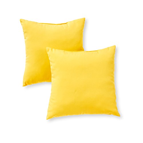 Greendale Home Fashions OC4803S2-SUNBEAM Indoor/Outdoor Accent Pillows, Sunbeam, Set of 2 - Click to Buy