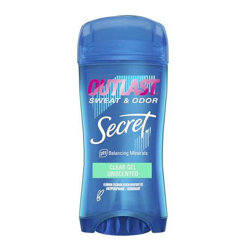 2x SECRET OUTLAST - Clear Gel (UNSCENTED) 2x73g Deodorant - 72H Schutz! aus USA