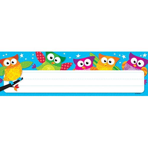TREND Owl-Stars! Desk Toppers Name Plates, 2-7/8" x 9-1/2", 36 Count - Click to Buy