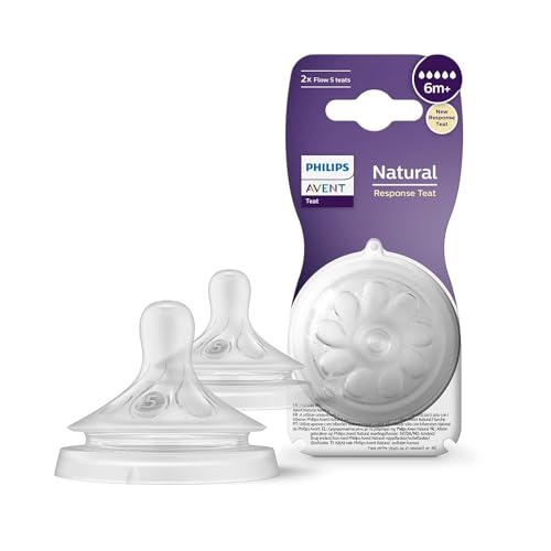 Lot de 2 tétines Natural 6 Mois + 3 Trous Débit rapide - Philips Avent - Click to Buy
