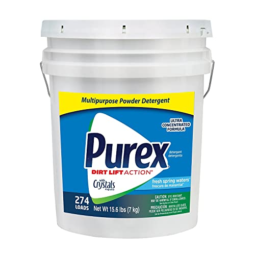 Dial 1729436 Professional Purex Fresh Spring Waters Multipurpose Powder Detergent, 15.6lbs Pail, 274 Load - Click to Buy