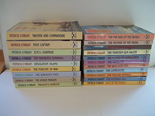 19 Book Set: The Aubrey Maturin Series - Master and Commander, Post Captain, HMS Surprise, The Mauritius Command, Desolation Island, The Fortune of War, The Surgeon's Mate, The Ionian Mission, Treason's Harbour, The Far Side of the World + 9 More (The Aubrey - Maturin Series Set, Vol. 1, 2, 3, 4, 5, 6, 7, 8, 9, 10, 11, 12, 13, 14, 15, 16, 17, 18, 19)
