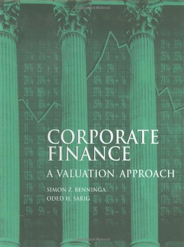 Corporate Finance: A Valuation Approach: 1st (First) Edition - Click to Buy
