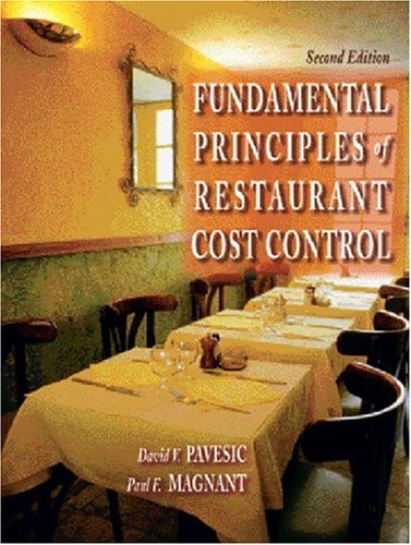 Fundamental Principles of Restaurant Cost Control:2nd (Second) edition - Click to Buy