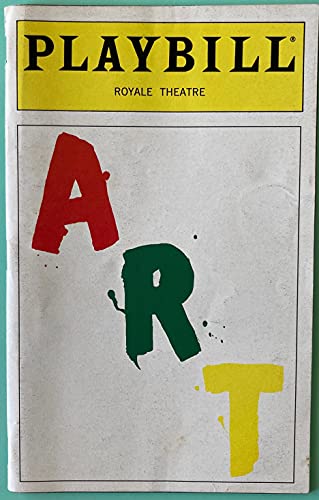 Color Playbill from Art starring, George Segal Wayne Knight Buck Henry - Click to Buy