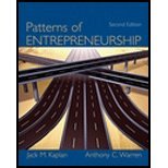 Patterns of Enterpreneurship (2nd, 07) by Kaplan, Jack M - Warren, Anthony [Paperback (2006)]