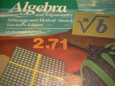 Algebra and Trigonometry Structure and Method Book 2 (Teacher's Edition) (The Classic) - Click to Buy
