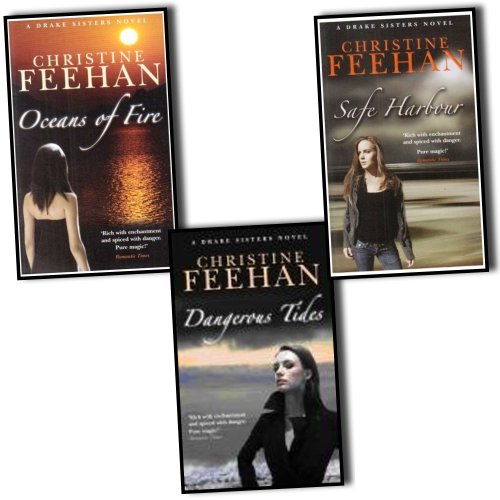Christine Feehan Drake Sisters 3 Books Collection Pack Set RRP: £23.97 (Dangerous Tides, Oceans of Fire, Safe Harbour) - Click to Buy