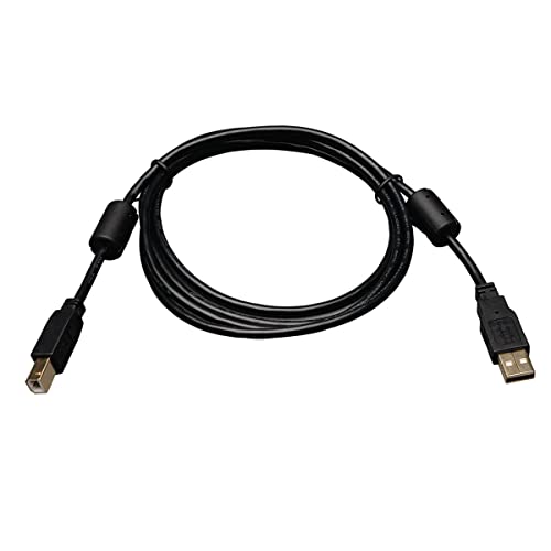 Tripp Lite USB 2.0 Hi-Speed A/B Cable with Ferrite Chokes (M/M) 3-ft. (U023-003) - Click to Buy