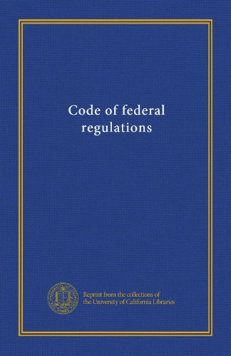 Code of federal regulations ((Title) 5 1968) - Click to Buy