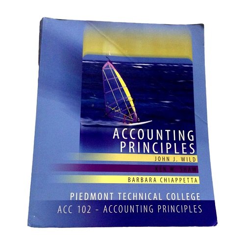 Fundamental Accounting Principles by Wild,John J.; Shaw,Ken W.; Chiappetta,Barbara. [2008,19th Edition.] Hardcover - Click to Buy