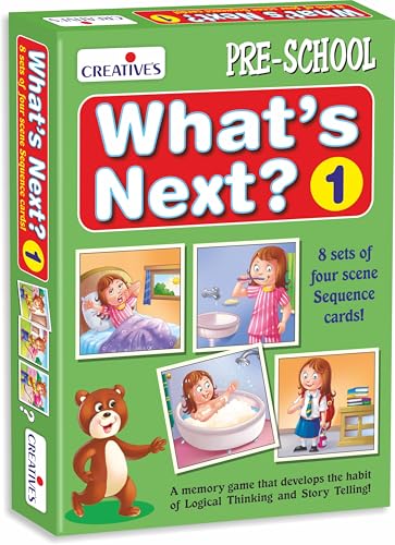 Creative's What's Next -1| A Memory Game to Develop Logical Thinking & Story Telling | Sequence Cards| Pre-School Games | Learning & Educational | What's Next Series for Ages 4 & Up - Click to Buy