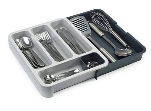 Joseph Joseph 85042 DrawerStore Expandable Cutlery Tray, Gray - Click to Buy