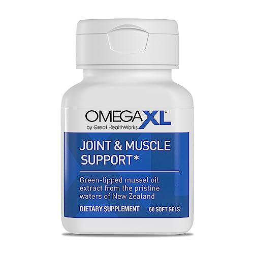 OmegaXL Joint Support Supplement, for Relief - Natural Muscle Support, Green Lipped Mussel Oil, Soft Gel Pills, Drug-Free, 60 Count - Click to Buy