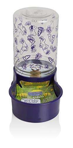 Lixit Reversible Waterer/Feeder for Rabbits and Other Small Animals. (Pack of 1) - Click to Buy