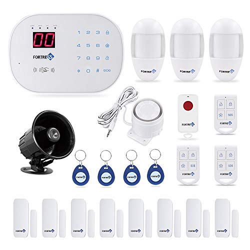 Fortress Security Store (TM) S02-B Wireless Home and Business Security Alarm System DIY Kit with Auto Dial + Outdoor Siren and More for Complete Home and Business Security - Click to Buy